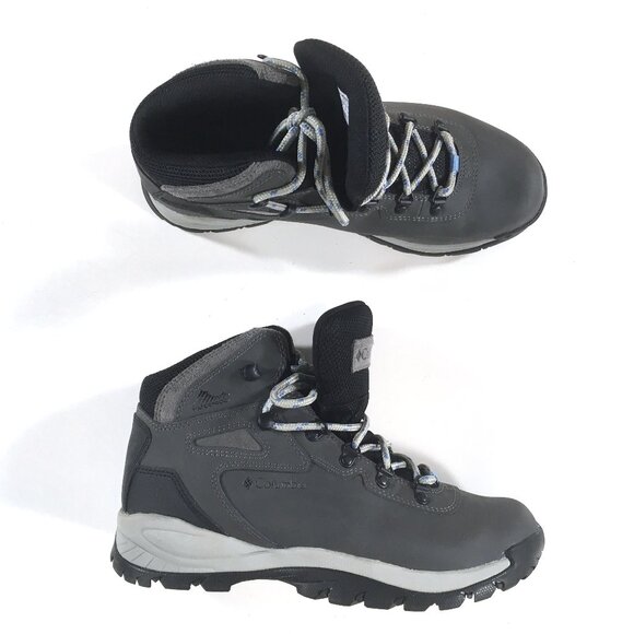 Columbia Newton Ridge Plus Waterproof Hiking Boots Womens Size 9 Gray BK3783 - Picture 1 of 8